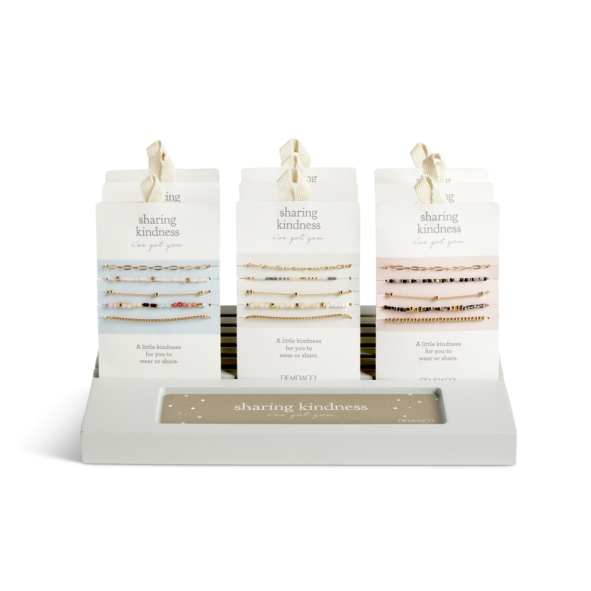 Assortment + Displayer Sharing Kindness Bracelet