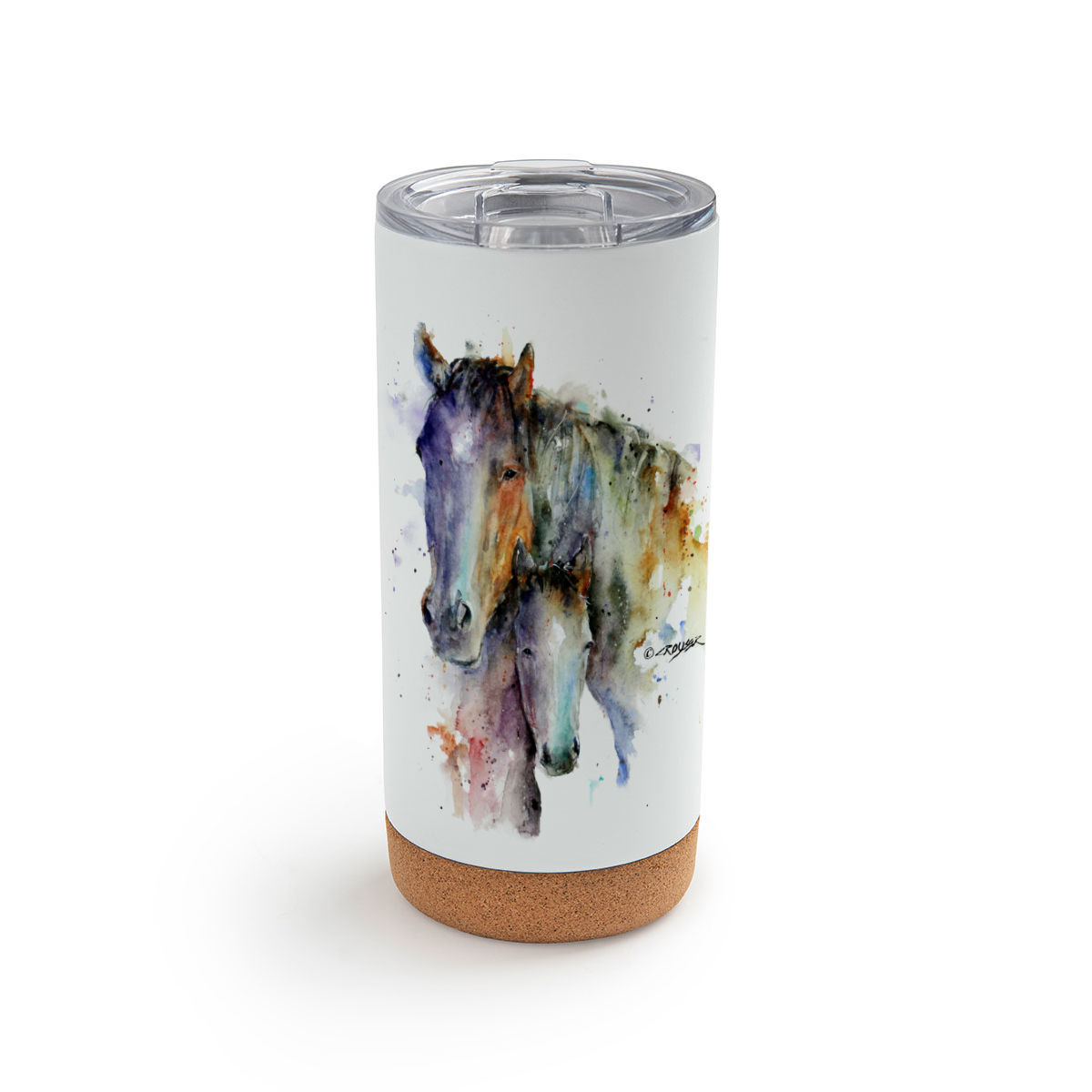 Dean Crouser Horse Pair Metal Tumbler