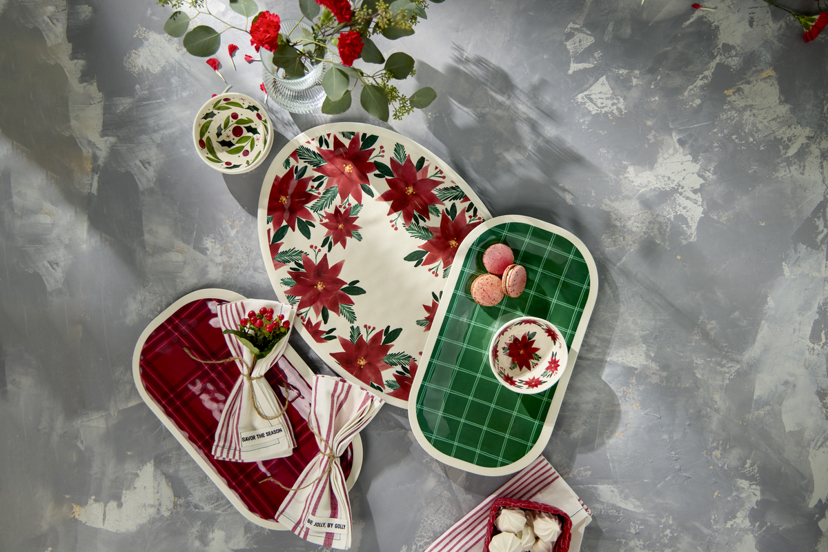 Melamine Holiday Serveware