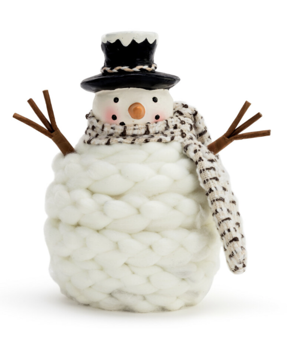 Knit Small Snowman Figure