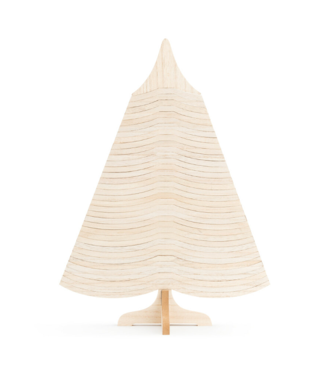 Wood Adjustable Tabletop Tree