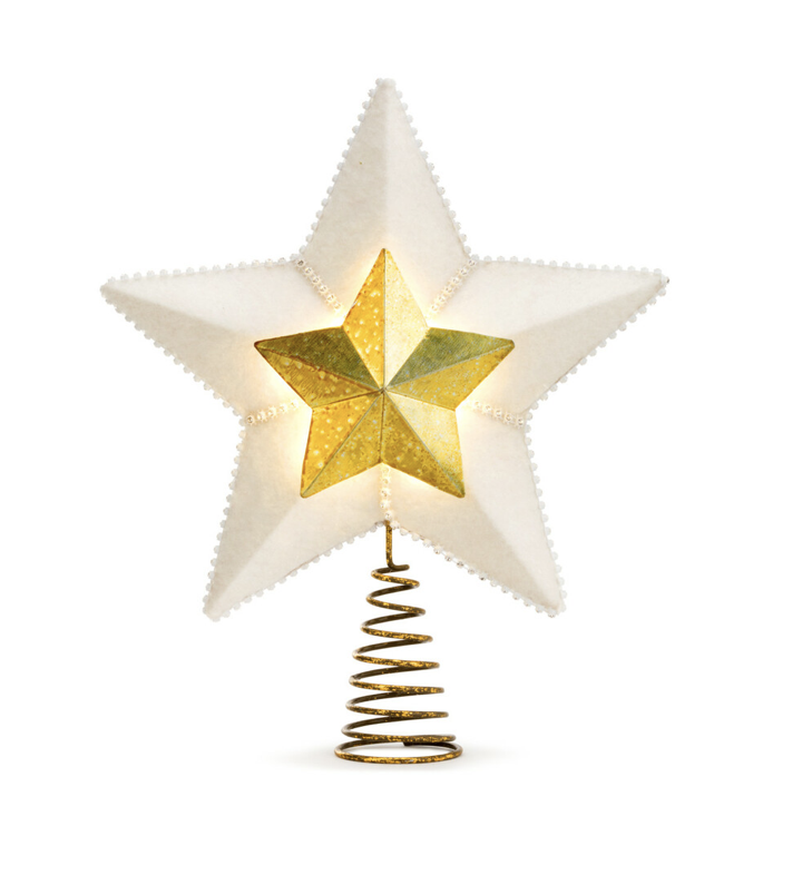 Lit Star Tree Topper