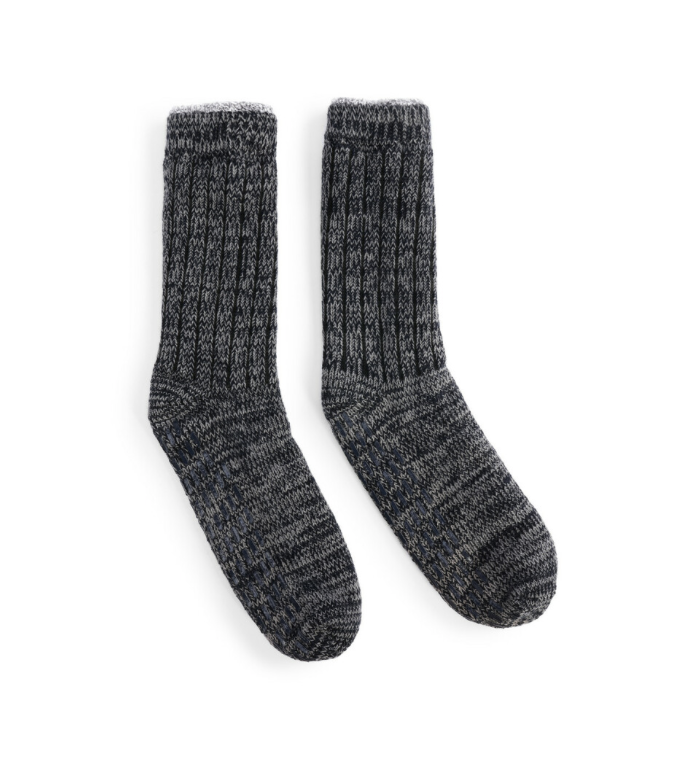 Navy Men's Slipper Socks