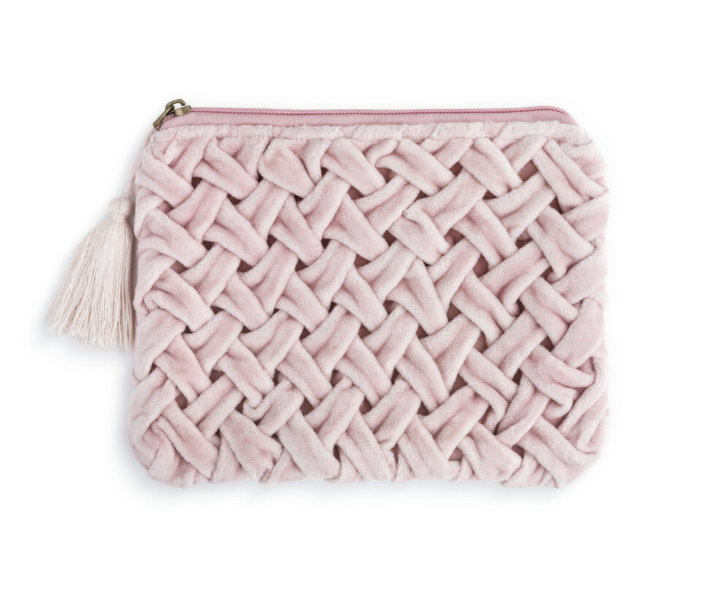 Velvet Blush Zip Pouch