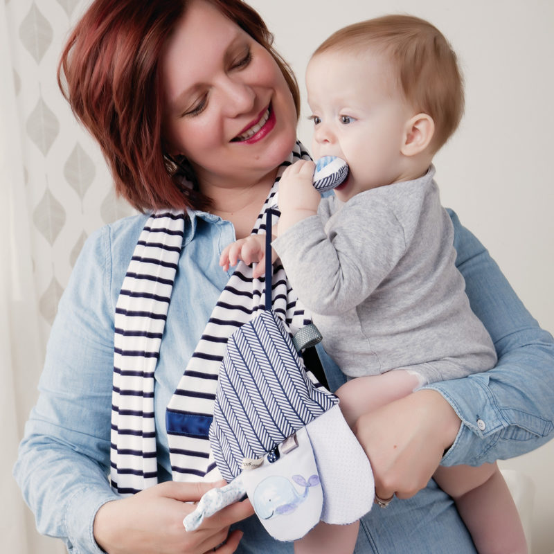 Mommy & Me Activity Scarf- Blue