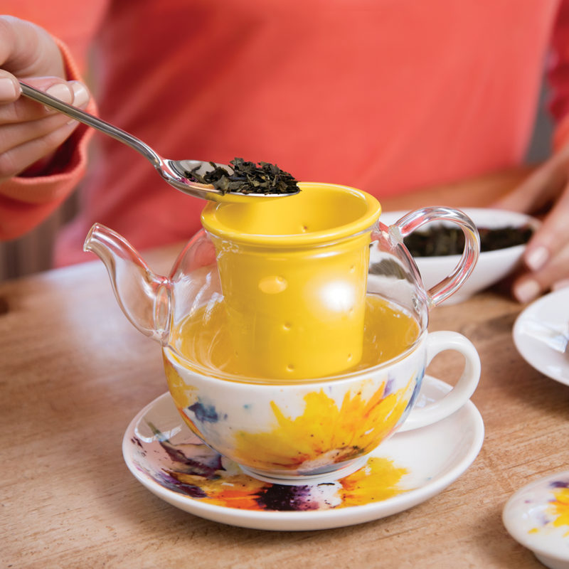 Sunflower Tea Pot Set