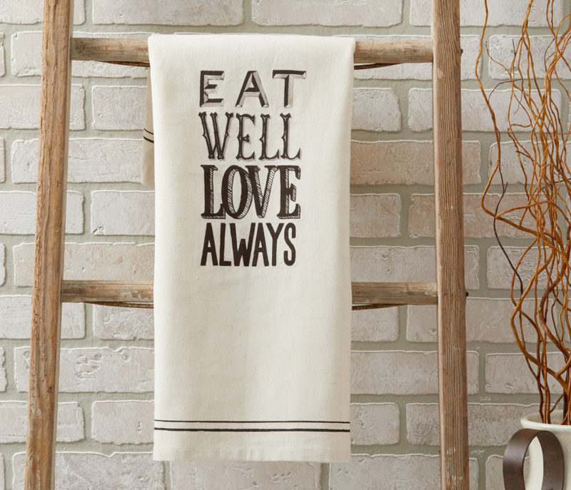 Eat Well Tea Towel