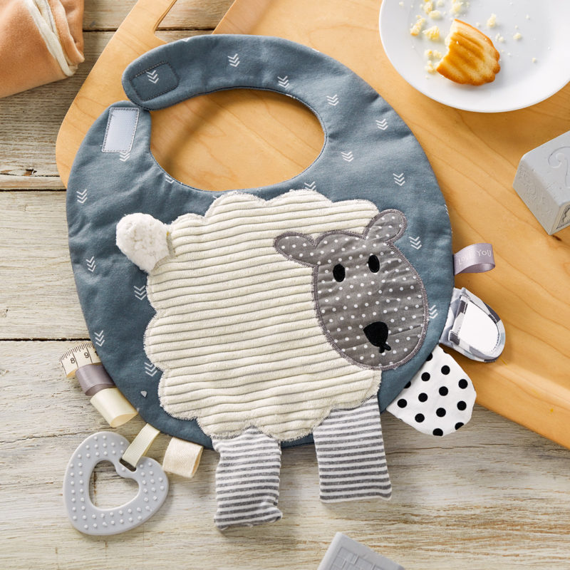 lamb activity bib