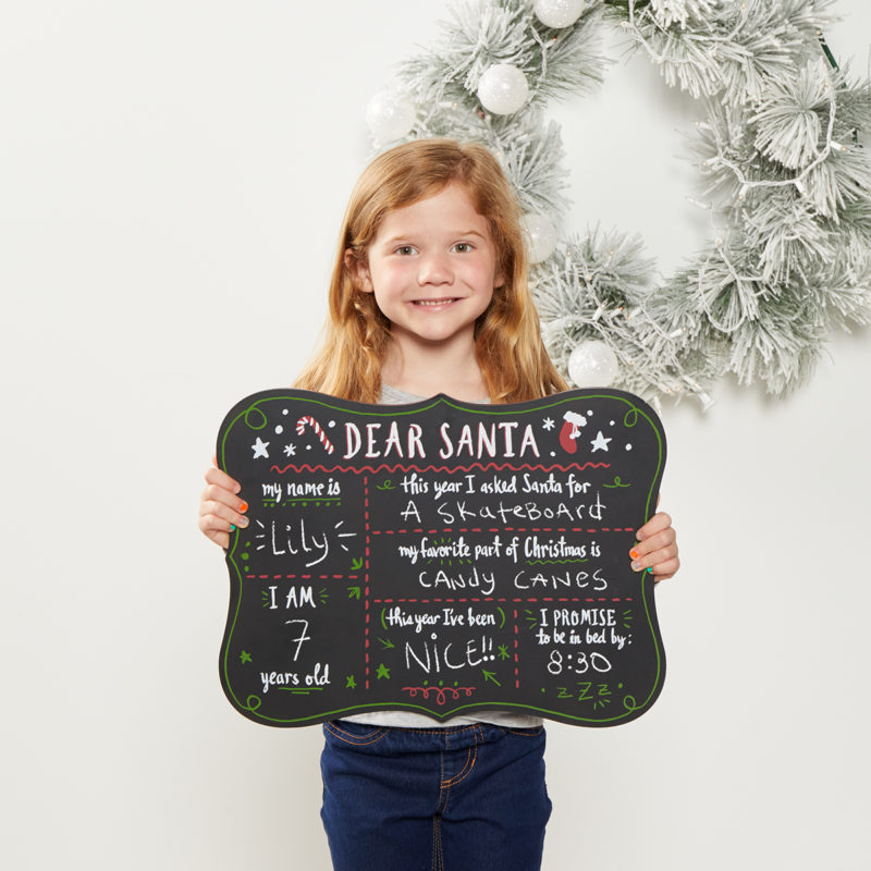 Dear Santa Chalkboard