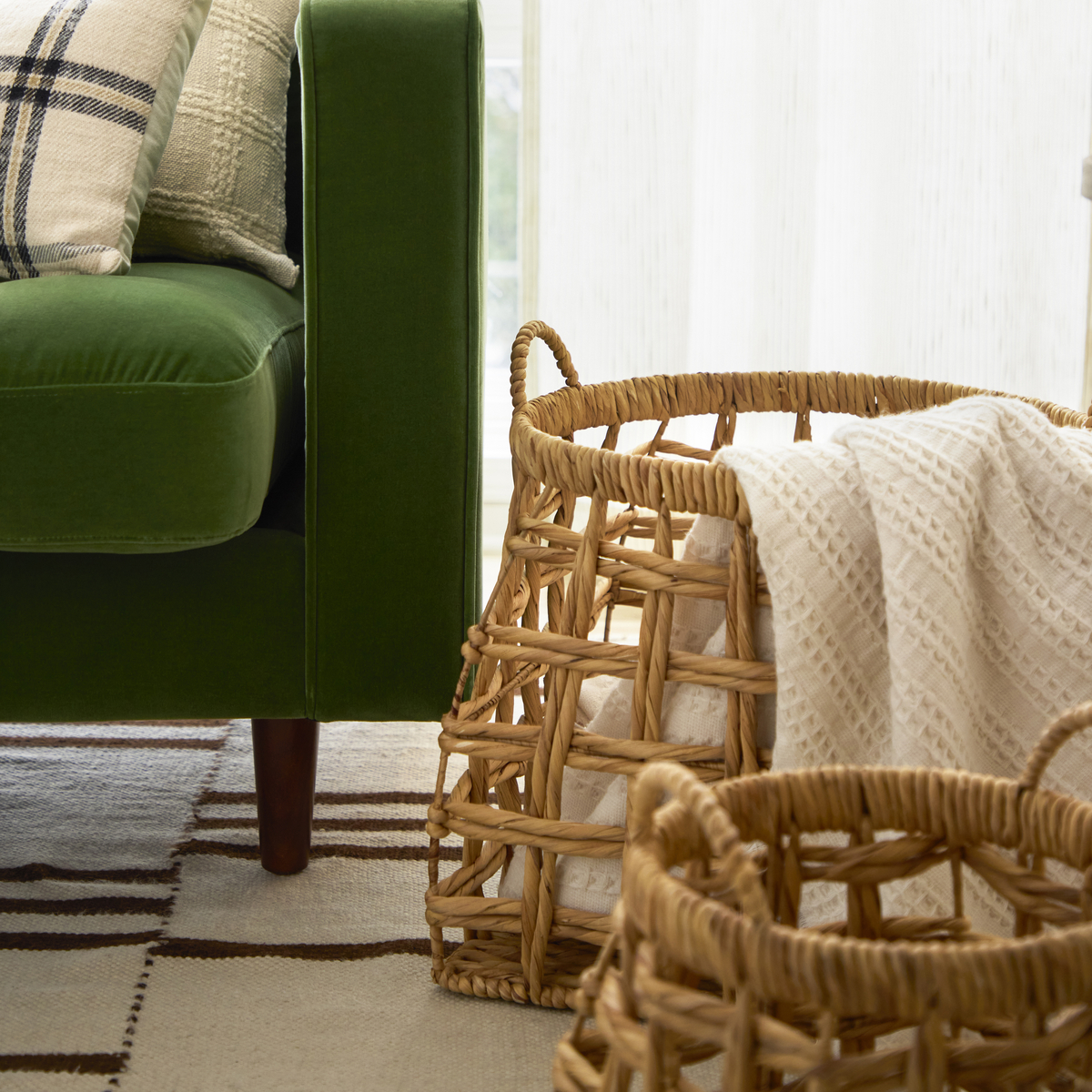 Baskets & Blanket